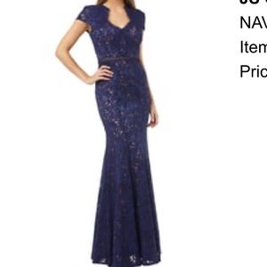 JS Collections lace mermaid gown
